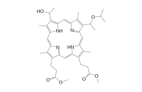 2(4)-(1-hydroxyethyl)-4(2)-(1-isopropoxyethyl)deuteroporphyrin dimethyl ether