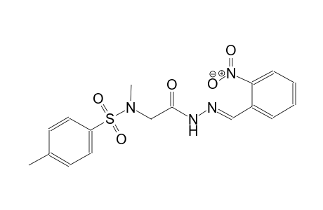 2-[methyl(p-tolylsulfonyl)amino]-N-[(E)-(2-nitrophenyl)methyleneamino]acetamide
