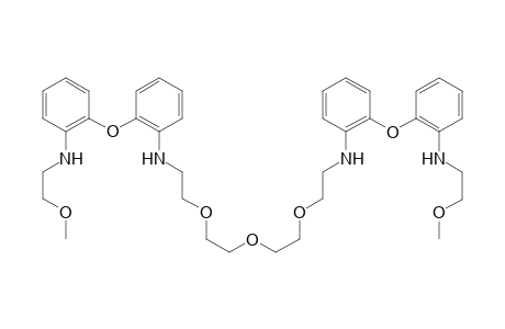 Bis[2-(N,N'-methoxyethylamino)-2'-(N,N'-ethoxyethyl)diphenyl] ether
