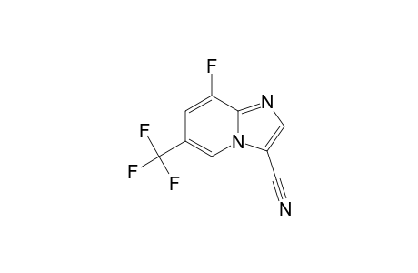 8-Fluoranyl-6-(trifluoromethyl)imidazo[1,2-a]pyridine-3-carbonitrile