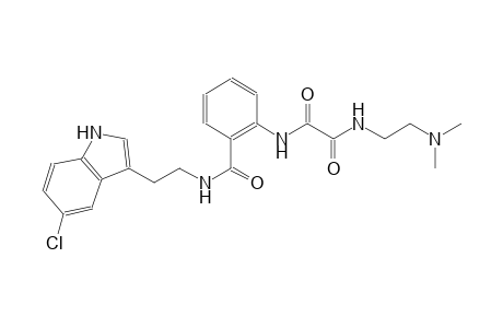 ethanediamide, N~1~-[2-[[[2-(5-chloro-1H-indol-3-yl)ethyl]amino]carbonyl]phenyl]-N~2~-[2-(dimethylamino)ethyl]-