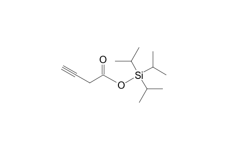 3-Butynoic acid tri(propan-2-yl)silyl ester