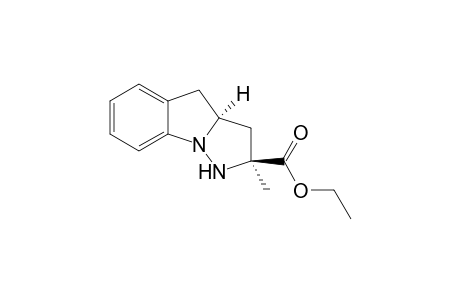 (2SR,3aSR)-2-Carboethoxy-2-methyl-2,3,3a,4-tetrahydro-1H-pyrazolo[1,5-a]indole