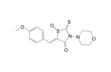 3-(Morpholin-4'-yl)-5-(4'-methoxybenzylidene)-4-oxothiazolidine-2-thione - S-oxide