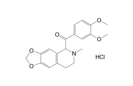 3,4-dimethoxyphenyl 6-methyl-5,6,7,8-tetrahydro-1,3-dioxolo[4,5-g]-isoquinolin-5-yl ketone, hydrochloride