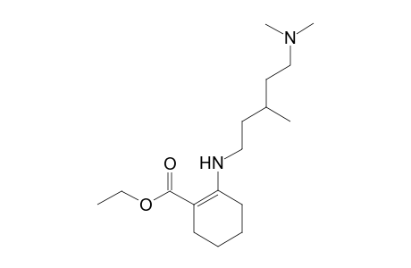 (S)-Ethyl 2-[1-(dimethyamino)methyl]-3-methylbutylamino]-1-cyclohexenecarboxylate