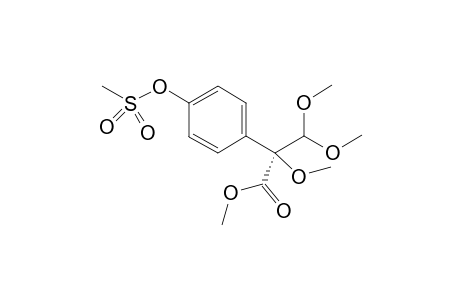 (S)-Methyl -2,3,3-trimethoxy-2-(4-((methylsulfonyl)oxy)phenyl)propanoate