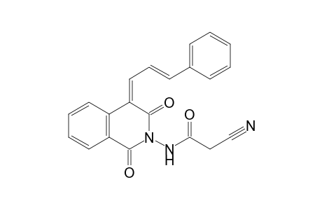 2-Cyano-N-((Z)-1,3-dioxo-4-((E)-3-phenylallylidene)-3,4-dihydroisoquinolin-2(1H)-yl)acetamide