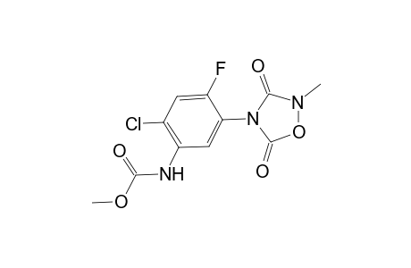 2-Methyl-4-(4'-chloro-2'-fluoro-5'-methoxycarbamidophenyl)-1,2,4-oxadiazolidine-3,5-dione