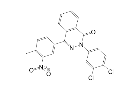 2-(3,4-dichlorophenyl)-4-(4-methyl-3-nitrophenyl)-1(2H)-phthalazinone