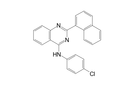 N-(4-Chlorophenyl)-2-(naphthalen-1-yl)quinazolin-4-amine