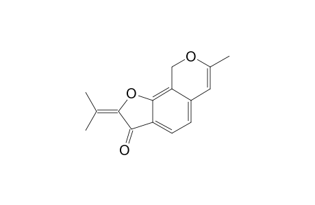 USTUSORANE_B;7-METHYL-2-(PROPAN-2-YLIDENE)-2-H-FURO-[3.2-H]-ISOCHROMEN-3-(9-H)-ONE