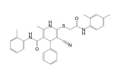 3-pyridinecarboxamide, 5-cyano-6-[[2-[(2,4-dimethylphenyl)amino]-2-oxoethyl]thio]-1,4-dihydro-2-methyl-N-(2-methylphenyl)-4-phenyl-
