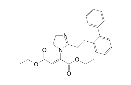 Diethyl (Z)-2-[2-(biphenyl-2-ylethyl)-4,5-dihydroimidazol-1-yl]butene-1,4-dioate