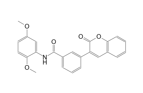 N-(2,5-dimethoxyphenyl)-3-(2-oxo-2H-chromen-3-yl)benzamide