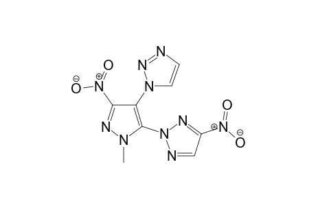 1-(1-Methyl-3-nitro-5-(4-nitro-2H-1,2,3-triazol-2-yl)-1H-pyrazol-4-yl)-1H-1,2,3-triazole
