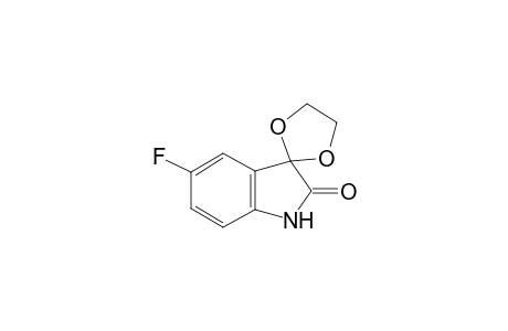 5'-fluoranylspiro[1,3-dioxolane-2,3'-1H-indole]-2'-one