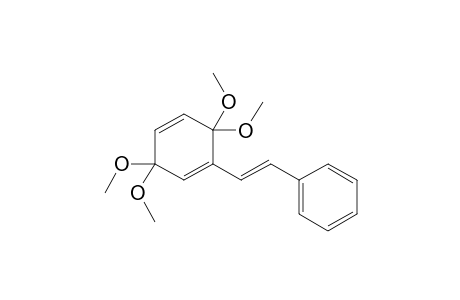 3,3,6,6-tetramethoxy-1-[(E)-2-phenylethenyl]cyclohexa-1,4-diene