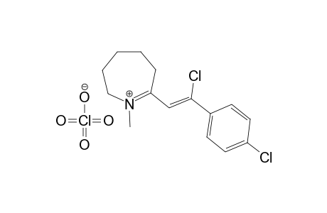 2-[2-(2-Chloro-2-(4-chlorophenyl))ethenyl]-1-methylazepanium perchlorate