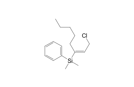 [(1E)-1-(2-chloroethylidene)hexyl]-dimethyl-phenyl-silane