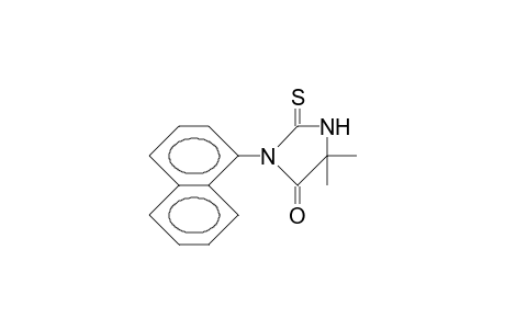 5,5-Dimethyl-3-(1-naphthyl)-2-thioxo-4-imidazolidinone
