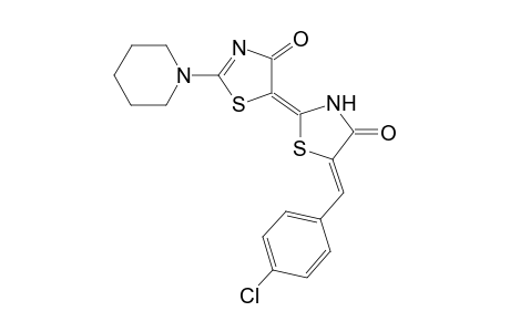 [5-(p-Chlorophenyl)methylidene-2'-piperidin-1-yl]-2,5'-bis(thiazolylidene)-4,4'-dione