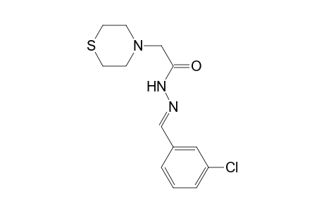 N'-[(E)-(3-Chlorophenyl)methylidene]-2-(4-thiomorpholinyl)acetohydrazide