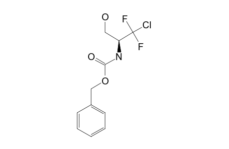 (-)-(2R)-2-(N-BENZYLOXYCARBONYL)-AMINO-3-CHLORO-3,3-DIFLUOROPROPANOL