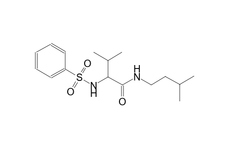 butanamide, 3-methyl-N-(3-methylbutyl)-2-[(phenylsulfonyl)amino]-, (2S)-