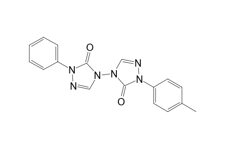 2-Phenyl-2'-(p-tolyl)-2H,2'H-[4,4']bi[[1,2,4]-triazolyl]-3,3'-dione