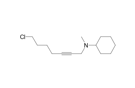 N-(7-chlorohept-2-yn-1-yl)-N-methylcyclohexanamine