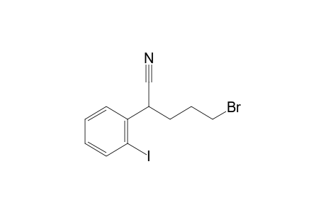 5-bromo-2-(2-iodophenyl)valeronitrile