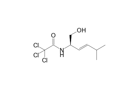 (R)-N-(Trichloroacetyl)-[1-(hydroxymethyl)-4-methylpent-2-en-1-yl]-amine