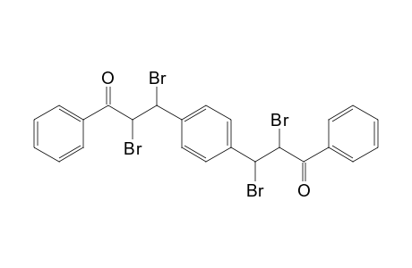 2,3-Dibromo-3-[4-(1,2-dibromo-3-keto-3-phenyl-propyl)phenyl]-1-phenyl-propan-1-one