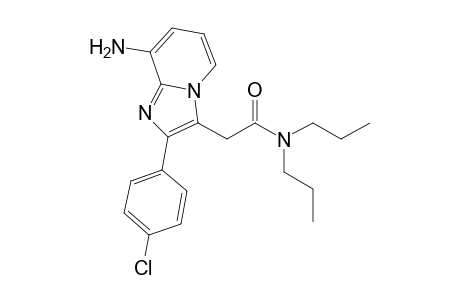 N,N-Di-n-propy-[2-(4-chlorophenyl)-8-aminoimidazo[1,2-a]pyridin-3-yl]acetamide