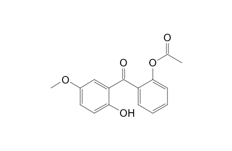 Methanone, [2-(acetyloxy)phenyl](2-hydroxy-5-methoxyphenyl)-
