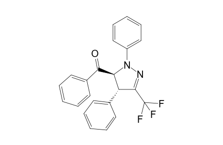 ((3S,4R)-2,4-Diphenyl-5-trifluoromethyl-3,4-dihydro-2H-pyrazol-3-yl)-phenyl-methanone