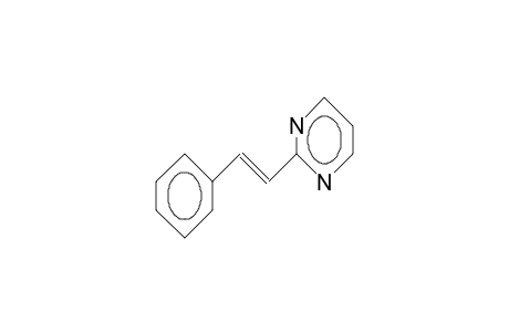 2-[(E)-2-phenylethenyl]pyrimidine