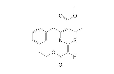 METHYL-4-BENZYL-2-ETHOXYCARBONYLMETHYLENE-2,3-DIHYDRO-6-METHYL-6H-1,3-THIAZINE-5-CARBOXYLATE