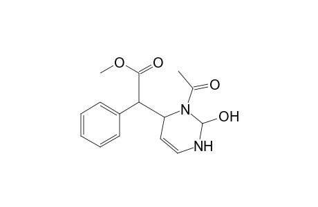 4-Pyrimidineacetic acid, 3-acetyl-1,2,3,4-tetrahydro-2-hydroxy-.alpha.-phenyl-, methyl ester