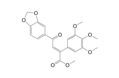 (E)-Methyl 2-(3,4,5-Trimethoxyphenyl)-4-(3,4-methylenedioxyphenyl)-4-oxo-2-butenoate