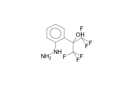 2-(1-HYDROXY-1-TRIFLUOROMETHYL-2,2,2-TRIFLUOROETHYL)PHENYLHYDRAZINE