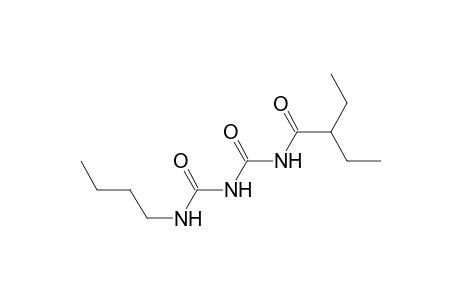 N-(butylcarbamoylcarbamoyl)-2-ethyl-butanamide