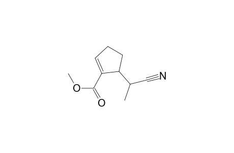 Methyl 5-(1-cyanoethyl)-1-cyclopentenecarboxylate