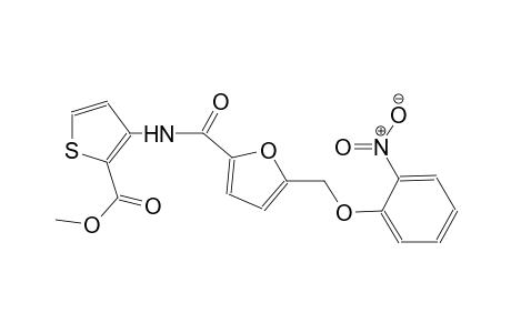 methyl 3-({5-[(2-nitrophenoxy)methyl]-2-furoyl}amino)-2-thiophenecarboxylate
