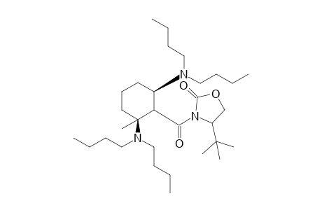(1R,3S)-3-Methyl-1,3-bis(N,N-dibutylamino)-2-[(4-tert-butyl-2-oxotetrahydrooxazolyl)carbonyl]cyclohexane