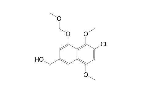 [6-chloranyl-5,8-dimethoxy-4-(methoxymethoxy)naphthalen-2-yl]methanol