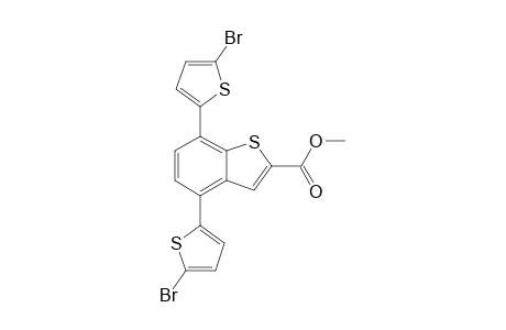 4,7-bis(5-bromo-2-thienyl)benzothiophene-2-carboxylic acid methyl ester