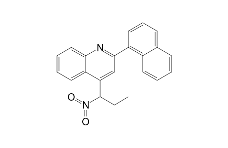 2-(1-naphthalenyl)-4-(1-nitropropyl)quinoline