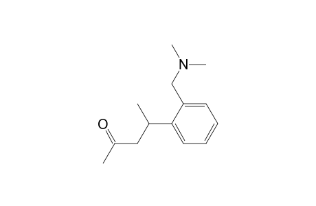 4-[2-Dimethylaminomethylphenyl]-2-pentanone
